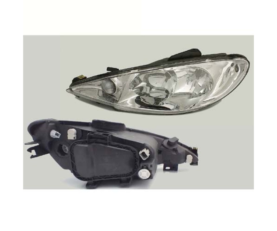 FAR SİNYAL SOL ŞEFFAF P206 03-10 ELEKTRİKLİ H7 H7