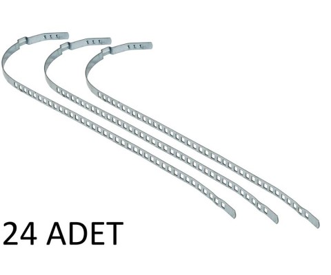 AKS KÖRÜK KELEPÇESİ UNİVERSAL 7mm UZUN PKT 24 LÜK PASLANMAZ GALVENİZLİ SAÇ