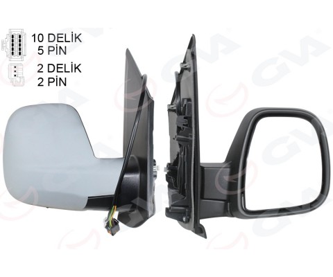 DIŞ DİKİZ AYNASI SAĞ OPEL VIVARO C 19> ZAFIRA LIFE 19> PEUGEOT EXPERT 16> TRAVELLER 16> CITROEN JUMP Y 16> SPACETOURER 16> TOYOTA PROACE 16> ELLE KATLANIR ELEKTRİKLİ ASTARLI REZİSTANSLI SENSÖRLÜ