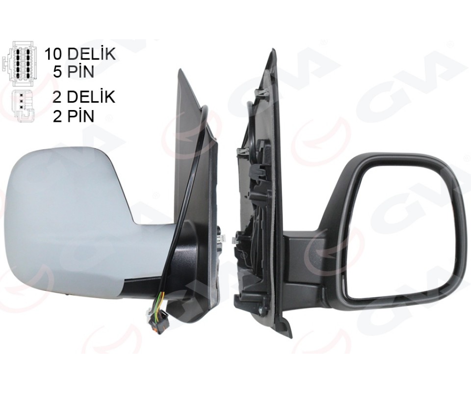 DIŞ DİKİZ AYNASI SAĞ OPEL VIVARO C 19> ZAFIRA LIFE 19> PEUGEOT EXPERT 16> TRAVELLER 16> CITROEN JUMP Y 16> SPACETOURER 16> TOYOTA PROACE 16> ELLE KATLANIR ELEKTRİKLİ ASTARLI REZİSTANSLI SENSÖRLÜ