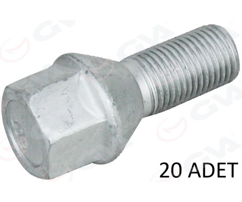 BİJON CİVATASI GEOMET CITROEN-FIAT-FORD-OPEL-PEUGEOT DOBLO AA17-M12 x1.25x22 PAKET ADET : 20