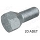 BİJON CİVATASI GEOMET-KISA ALFA ROMEO-FIAT LANCIA-TEMPRA-TIPO-UNO AA19-M12x1.25x22 PAKET ADET:20