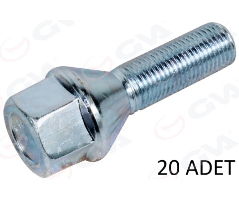 BİJON CİVATASI GALVANİZ M131 DKŞ TOFAŞ-DOĞAN-KARTAL-ŞAHIN AA19-M12x1.50 x31 PAKET ADET : 20