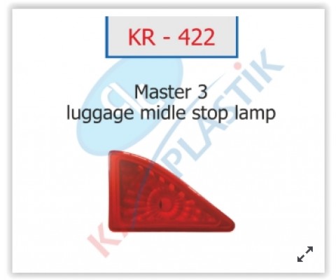 3. STOP LAMBASI RENAULT MASTER III 10> OPEL MOVANO B 10>