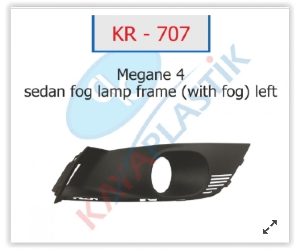 SİS FAR ÇERÇEVESİ SOL MGN 4 SEDAN MODEL SİSLİ