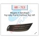 x SİS FAR ÇERÇEVESİ SİSSİZ SOL HATCBACK MODEL MEGANE 4