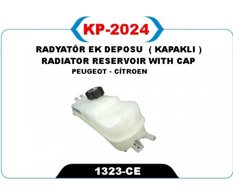 RADYATÖR EK DEPOSU KAPAKLI PEUGEOT - CİTROEN