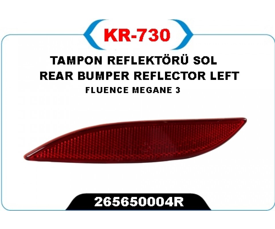 TAMPON REFLEKTÖRÜ SOL FLUENCE-MEGANE 3