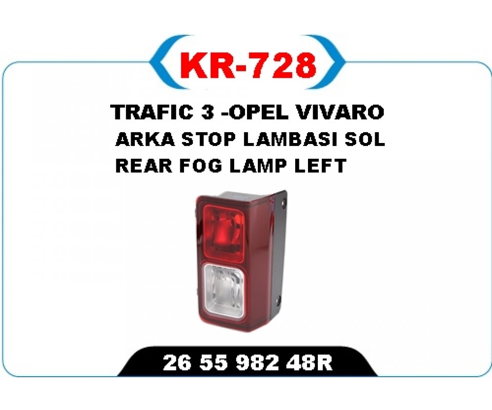 ARKA SİS LAMBASI SOL TRAFIC 3 -OPEL VIVARO