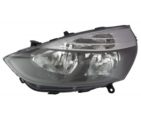 FAR SOL ELEKTRİKLİ RENAULT CLIO IV 12> H7/H1 SİYAH
