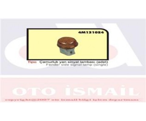 ÇAMURLUK SİNYALİ FİAT TİPO 93>00