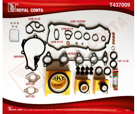 MOTOR TAKIM CONTA SKT KEÇELİ/SUB.LASTİKLİ/SKC SİZ FIESTA 02>08 FUSION 02>08 1.4 TDCI 206- 307 C3-C2-C3I-C3II-C3III-XSARAII-NEMO-206-207-307-BIPPER DV4 1.4HDI MAZDA 2 1.4 CD 03>07