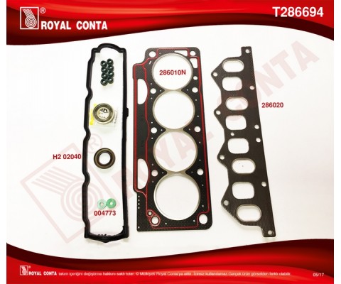 ÜST TAKIM CONTA CLIO I 91> 1.8 LAGUNA-MEGANE I 95> 1.8-2.0 F3P 710/F3P 714 SKT KEÇELİ