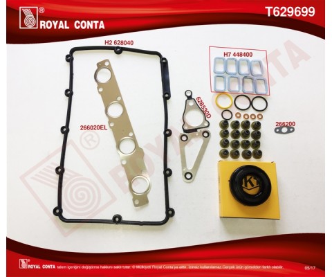 ÜST TAKIM CONTA SKT KEÇ. SUBP.LASTİK SKC SİZ TRANSIT V348 11>14 V363 14 > RANGER 12 > 2.2TDCI 155PS EURO5 A.CEKER