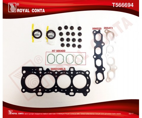 ÜST TAKIM CONTA SKT KEÇELİ SUBP.LAST SUBAP KAPAK CONTASIZ FOCUS II 1.6 16V 03 > 100HP