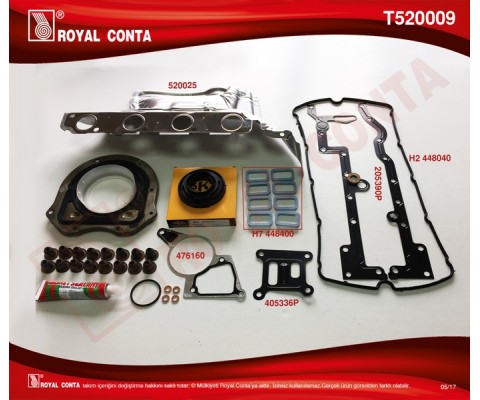 MOTOR TAKIM CONTA SKT KEÇELİ S.LASTİKLİ SKCSİZ TRANSIT V.347 2.2 06> 11 BOXER-JUMPER-DUCATO 2.2HDI 06>