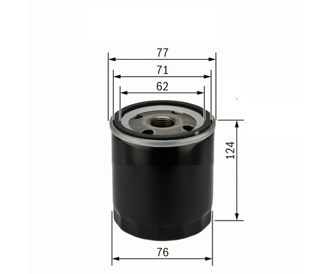 YAĞ FİLTRESİ FORD ESCORT/FOCUS/MONDEO/MAZDA 1.25-1.4-1.6 BENZİN UZUN TİP ESKİ MODEL
