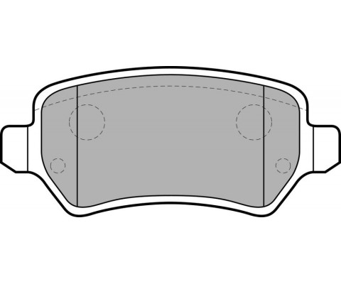 ARKA BALATA ASTRA G 98 ASTRA H 05 MERIVA 03 ZAFIRA 00 COMBO 02 GDB1515-GDB1831