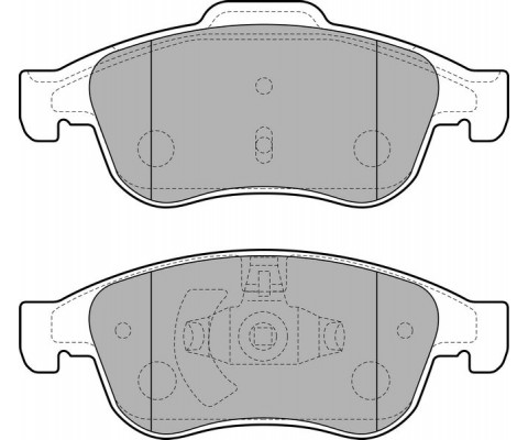 ÖN FREN BALATASI MEGANE III 09 SCENIC III 09 FLUENCE 10 DUSTER 10 LODGY 12 CAPTUR I 13 1.5 DCI 1.6 16V