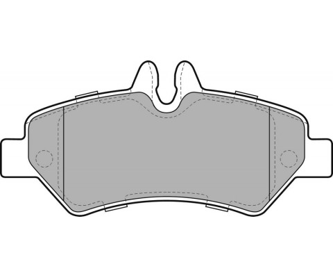 FREN BALATASI ARKA MERCEDES SPRINTER B906 06 . VW CRAFTER 30-35-50 TEK TEKER