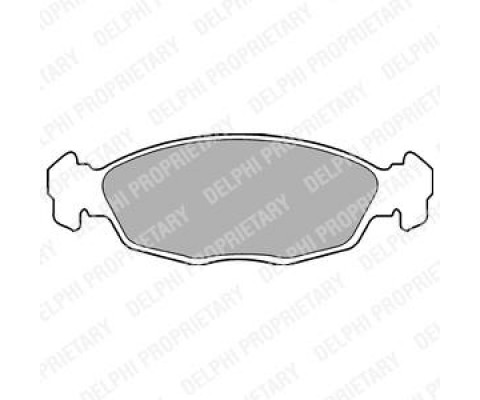 ÖN BALATA ASTRA F-CORSA A B -VECTRA A-TIGRA- 94-00 COMBO 1.4-1.6i-1.7 D 92-00 GDB1040