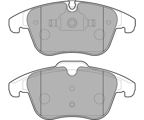 ÖN FREN BALATASI FİŞLİ P407 04 10 2.0 HDI P508 10 18 C5 1.6 1.8 2.0 1.6 HDI-2.0 HDI 08 16