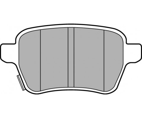 ARKA FREN BALATASI OPEL CORSA E 14 19 ADAM 14 19 15 JANT RPO J67 FIAT EGEA 16 500L 13 264mm