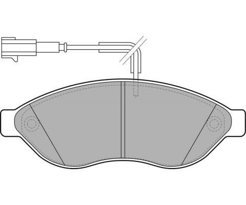 ÖN BALATA DUCATO 3-4-BOXER 3-4-JUMPER 3-4 06 11 16Q-20Q- KARSAN JEST TEK FİŞLİ