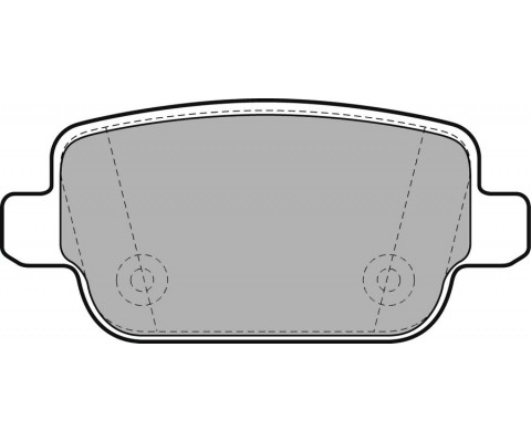 FREN BALATASI ARKA FREELANDER 2 L359 MONDEO 4 FOCUS 2 GALAXY 2 S-MAX VOLVO S80 V70 XC70