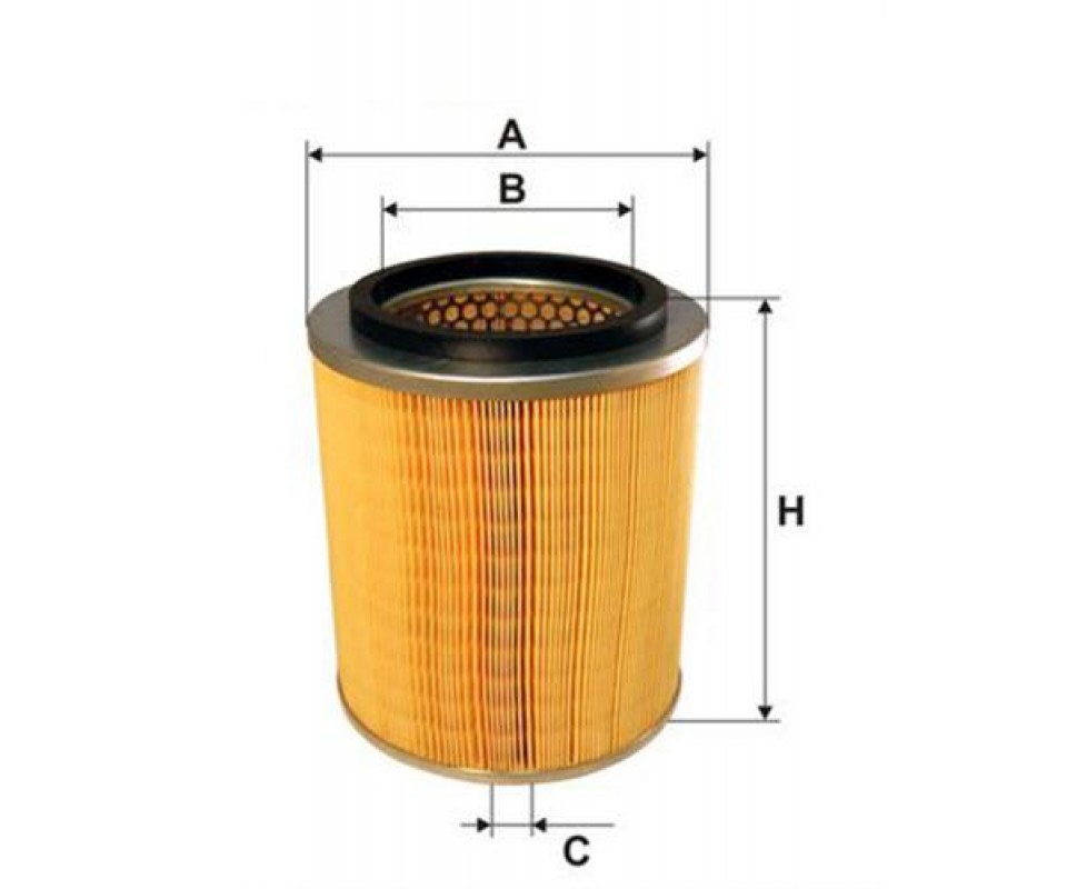 HAVA FİLTRESİ KIA BONGO K2500 2.5L D4BH TCI 98-03 / PREGIO K2700 2.7L J2 KAMYONET 01-04