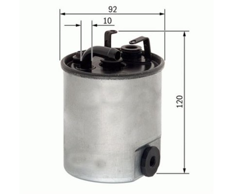 YAKIT FILTRESI MERCEDES OM611 OM668 W168 W414 W638 B901>B904