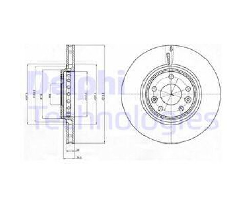 ÖN FREN AYNASI RENAULT GRAND SCENIC III 09 GRAND SCENIC IV 16 LAGUNA III 07 15 LATITUDE 11 MEGANE III 09 MEGANE IV 15 MEGANE E TECH 23 320x28x5 DELİK HAVA KANALLI