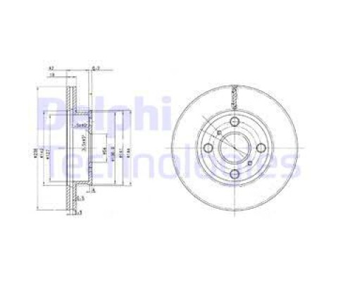 FREN DİSKİ ÇİFTLİ PAKET . DELİKLİ ÖN TOYOTA COROLLA 1987 1995