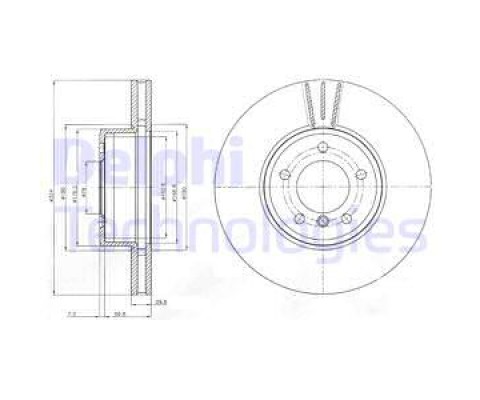 FREN DISKI ON BMW E60 E61 E63 E64