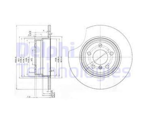 FREN DISKI ARKA BMW X5 E53 00 06