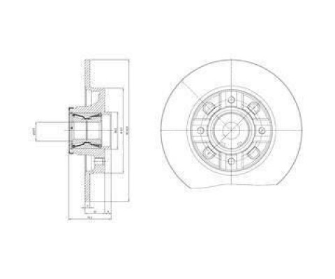 ARKA FREN AYNASI ADET C4-308 07 DS4 11 249x9x4DL PORYALI