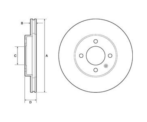 ÖN FREN AYNASI POLO 88-97 CADDY 95-04 GOLFIII-IV-CORDOBA 94-02 IBIZA93-02-INCA 256x19.9x4DLxHAVALI 6N0615301D