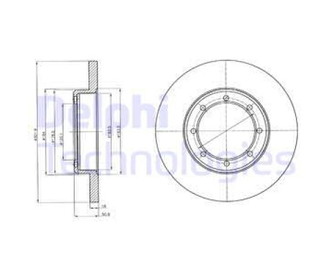 ARKA FREN AYNASI RENAULT MASTER III 10 OPEL MOVANO B 10 2.3dCi 302x18x 8DELİK ÇİFT TEKER