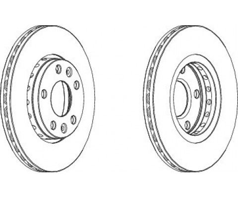 ÖN FREN DİSKİ MEGANE III 09 FLUENCE 09 DUSTER 10 EXPRESS 21 JUKE F16 19 1.5 dCi 280x24x5DL 1.0TCe 1.6-2.0-1.5 dCi