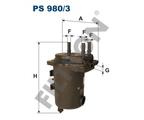 YAKIT FİLTRESİ MEGANE II 1.5DCI 02 SCENIC II 1.5 DCI 03 DELIKLI