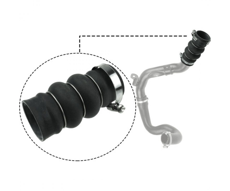 TURBO HORTUMU KELEPÇELİ SİLİKON TRANSIT CONNECT