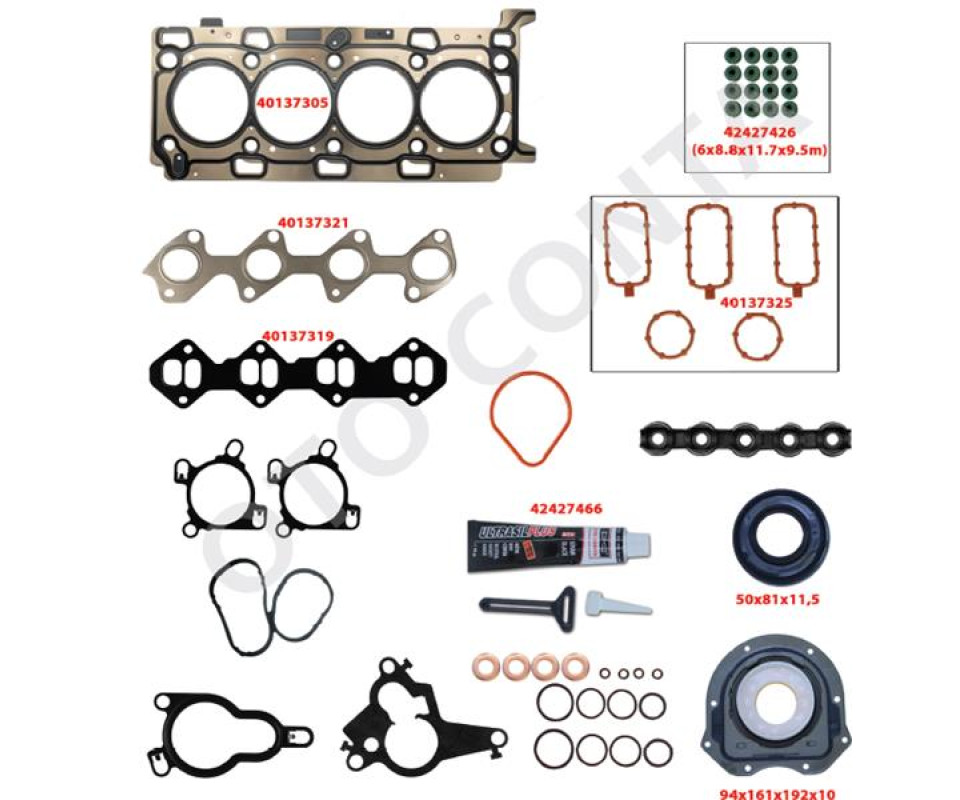 FULL TK CONTA KEÇELİ SKC Lİ SUBAP LASTİKLİ MASTER III 2.3 DCİ 11 > MOVANO 2.3 CDTİ 10 > M9T