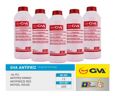 ANTİFRİZ 1.5 LT -56 C KIRMIZI LONG LİFE 1 Ad ORGANIK