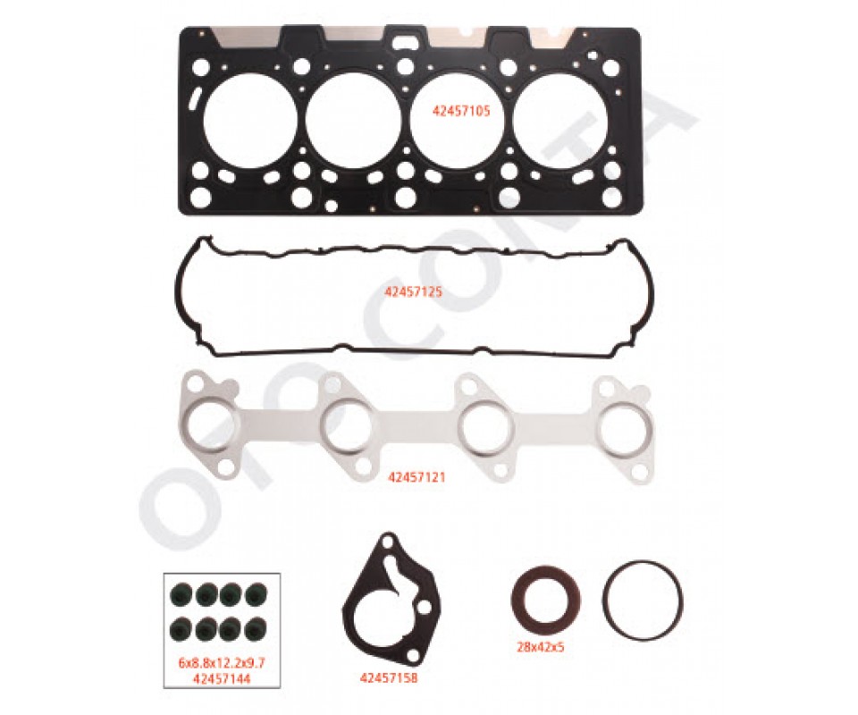 MOTOR TAKIM CONTA MEGANE II 02> CLIO II 98> SCENIC II 03> KANGOO 01> CLIO SYMBOL I 01>09 MICRA III K12 03>10 1.5dCi K9K TEFLON KEÇELİ SUBAP LASTİKLİ SKC Lİ