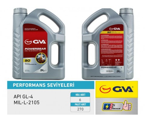 ŞANZIMAN YAĞI 90W API GL-4 3 LT