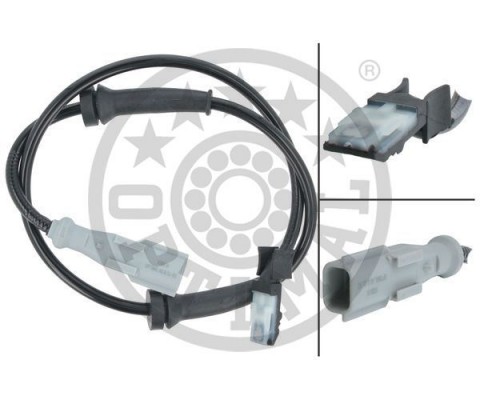 ABS SENSORU ARKA SOL RENAULT KANGOO II 08> MERCEDES CITAN W415 12> .