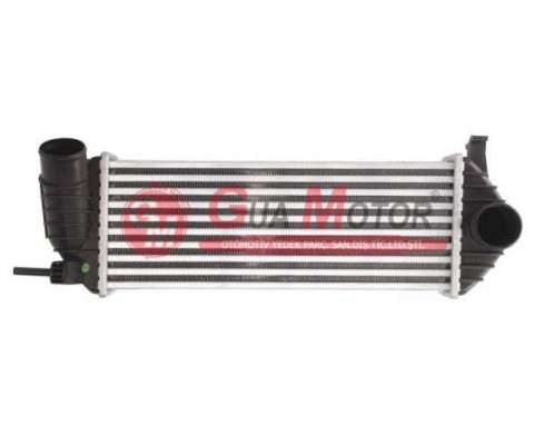 TURBO RADYATÖRÜ INTERCOOLER RENAULT KANGO 1.5DCI 2010> 90-103-110BG 385x143x64 KELEPÇE SIKMALI