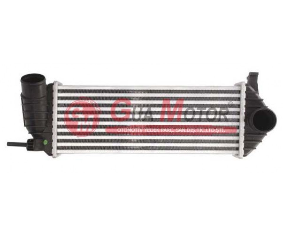 TURBO RADYATÖRÜ INTERCOOLER RENAULT KANGO 1.5DCI 2010> 90-103-110BG 385x143x64 KELEPÇE SIKMALI