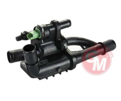 TERMOSTAT GÖVDESİ FORD PEUGEOT FIESTA-COURİER-FOCUS-207-308-PARTNER-C4-C5 07> 1.4-1.5-1.6 TDCİ EURO 5