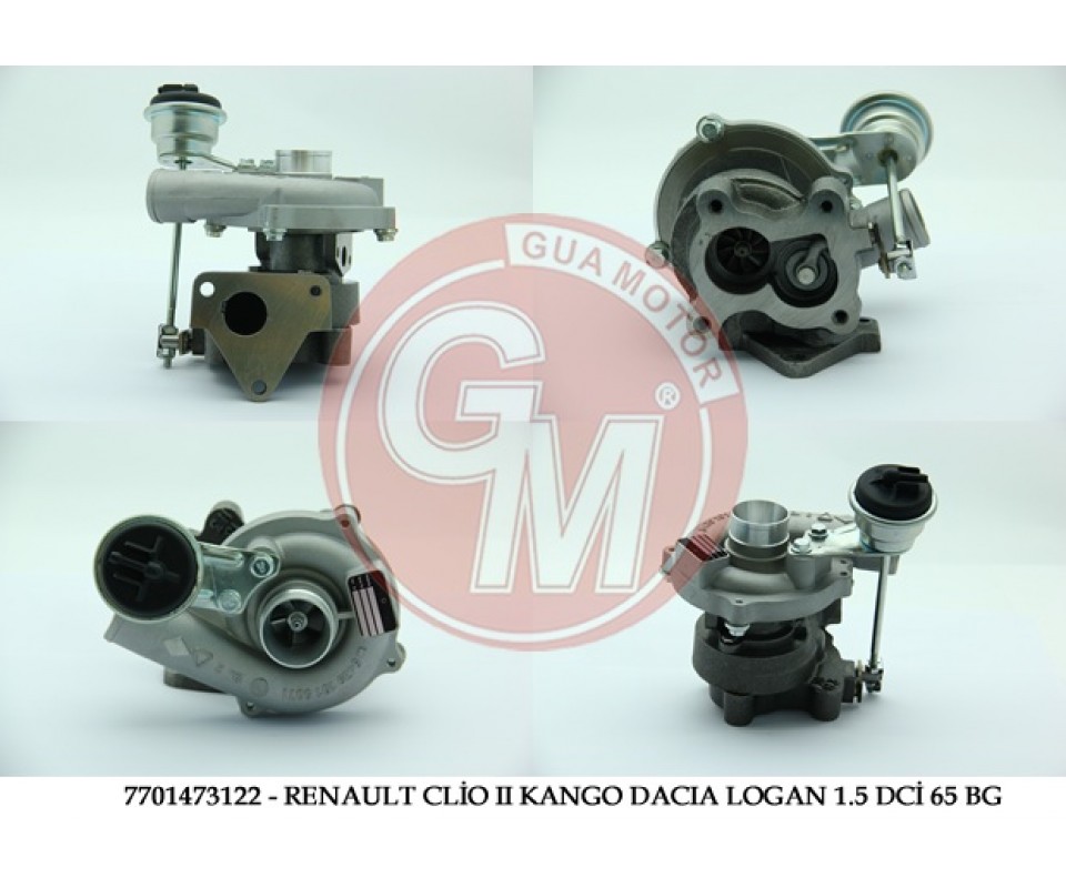 TURBO ŞARJ RENAULT CLİO II KANGO DACIA SYMBOL MEGANE II 1.5 DCİ 65 BG